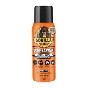 דבק ספריי שקוף גורילה 325 מ"ל